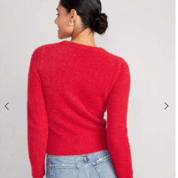 NWT OLD NAVY Eyelash Sweater Color: Robbie Red
SIZE X-LARGE crew nec - Picture 3 of 6